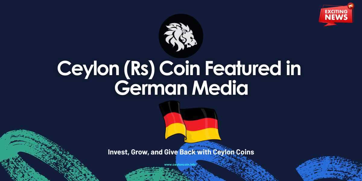 Ceylon (Rs) Coin Featured in German 🇩🇪Media